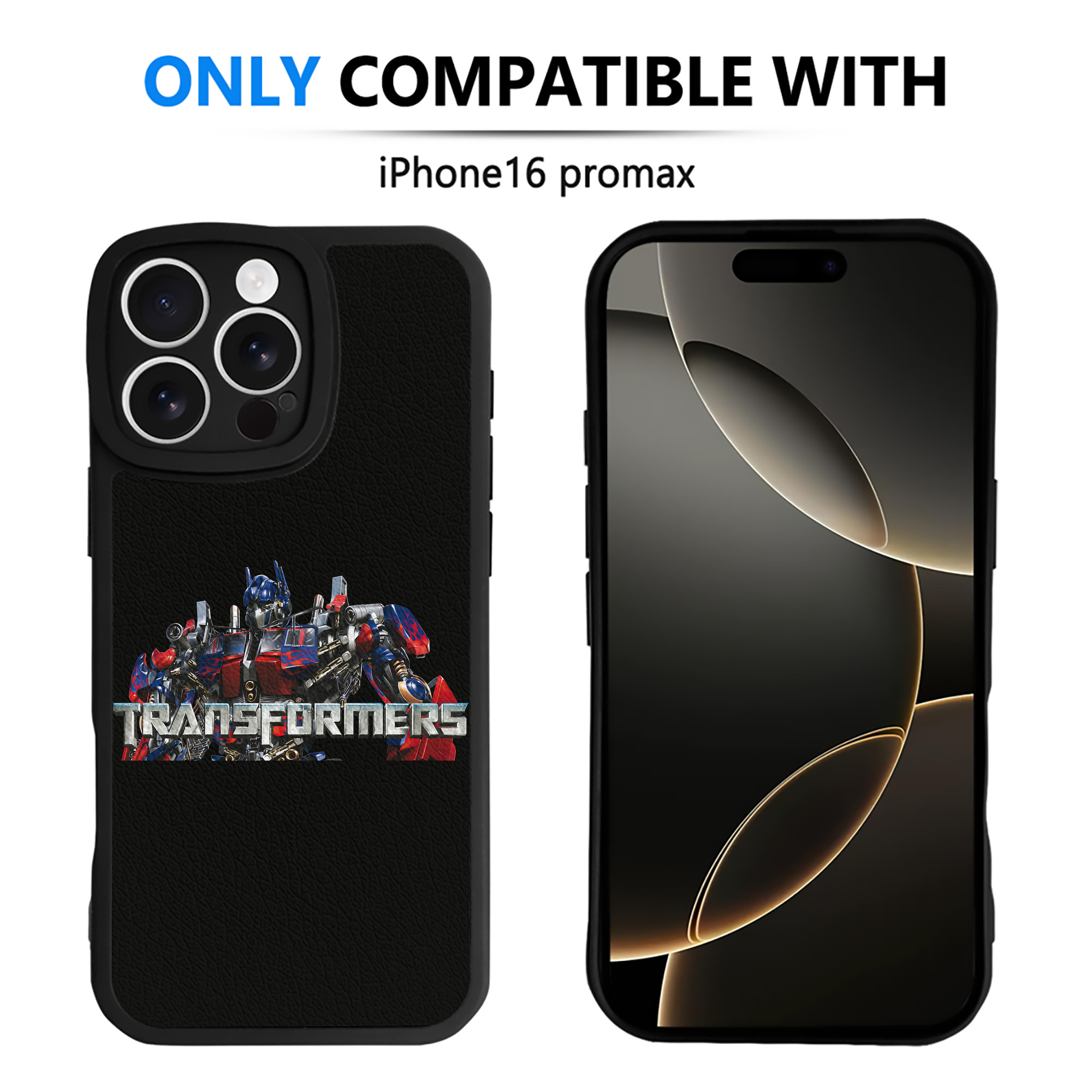 Transformers トランスフォーマー 【iPhone 16シリーズ対応】シリコンスマホケース（レザー調） 材質：シリコン